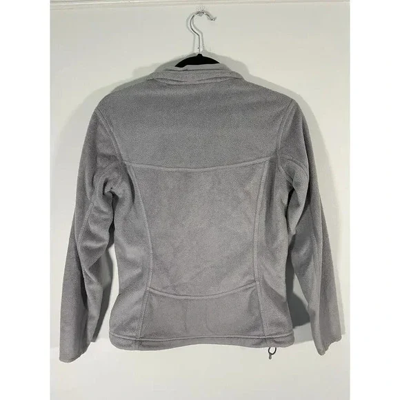 Mountain Hardwear Womens Jacket Size Small Gray Pyxis Fleece Full Zip Mock Neck - Picture 2 of 7